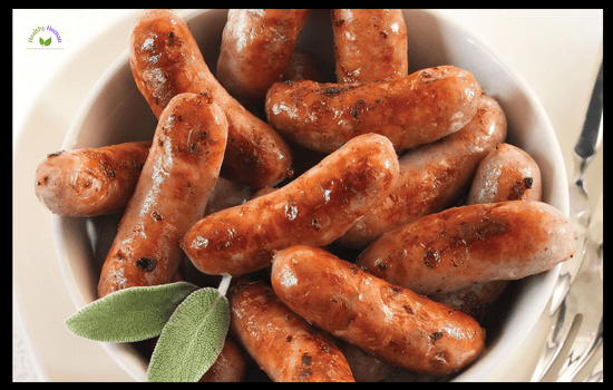 sausages popular food in USA.