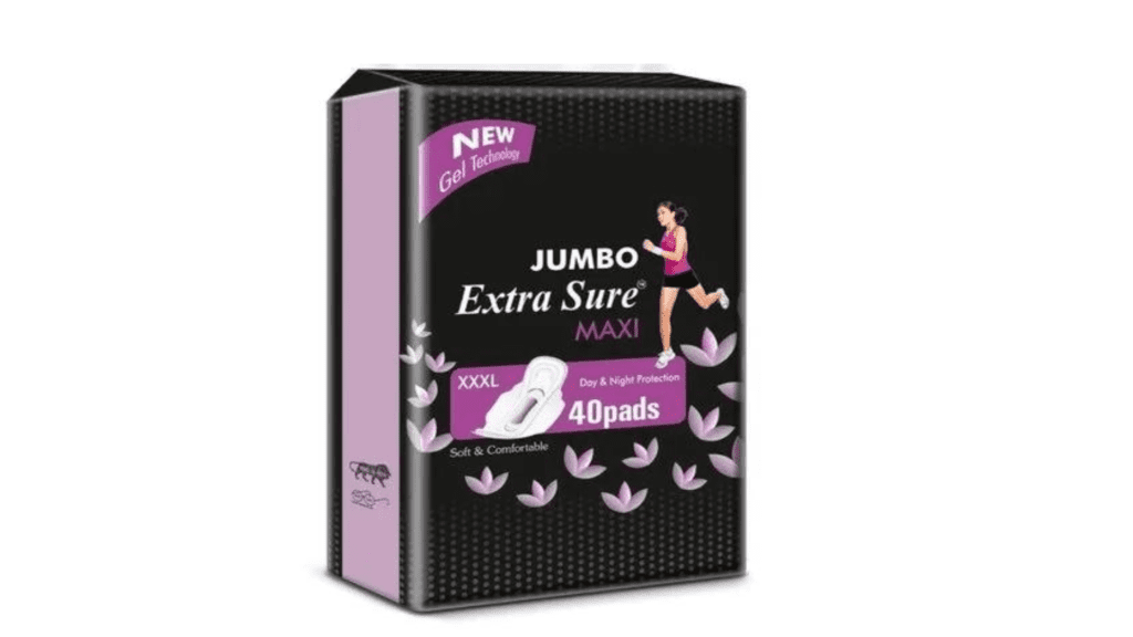 Extra sure sanitary pads