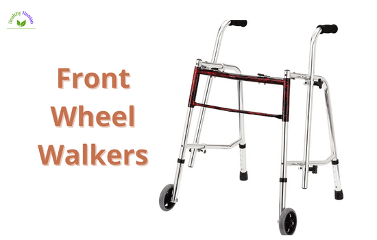 Front wheel walkers