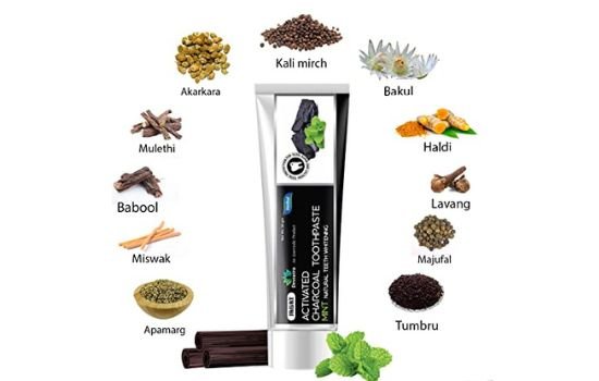 Jagat-devsutra-activated charcoal toothpaste for teeth whitening
