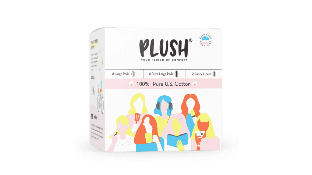 Plush sanitary pads