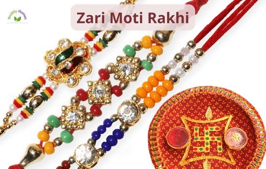 Zari-Moti-Rakhi