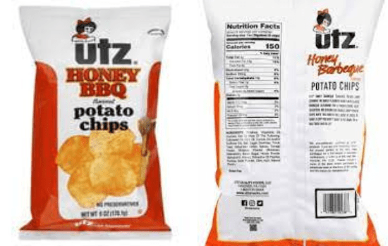 Honey barbeque ( UTZ) Potato Chips