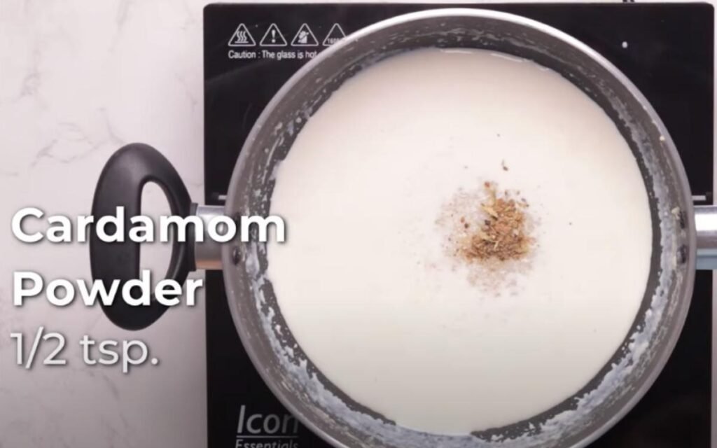 add ½ teaspoon of cardamom Powder