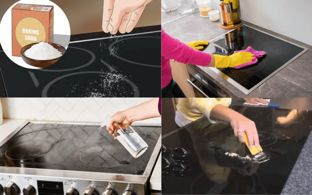 requirements for cleaning electric stove top