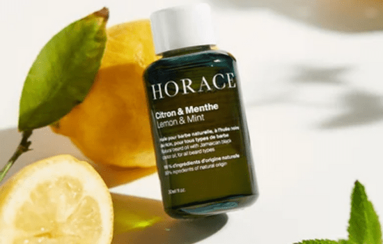 lemon & mint best beard oil by Horace