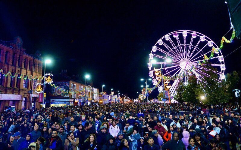 Diwali Celebration in Leicester, England