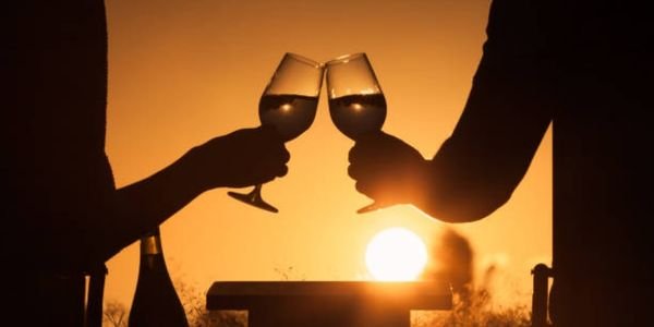 Drink in Lovely Sunset