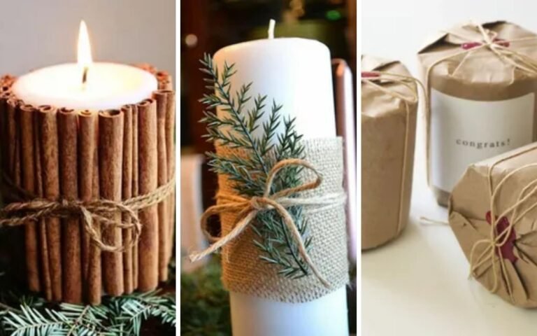 how to wrap a candle