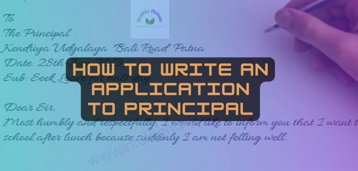 How to write application toprincipal