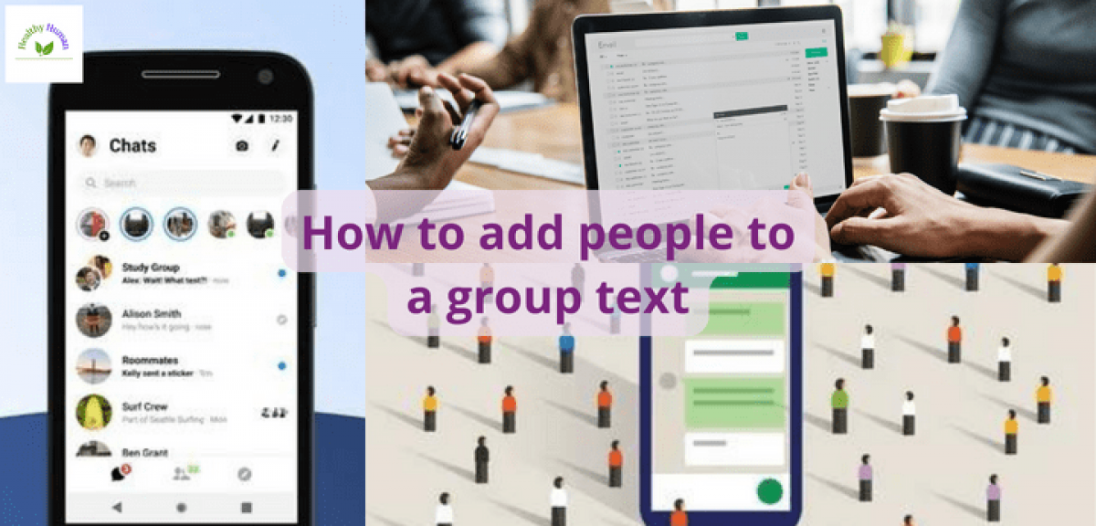 How to add people to a group text
